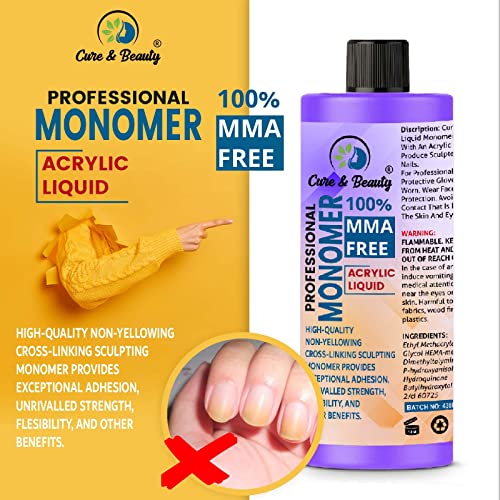 AFRO Cure & Beauty Ultra Adhesive Acrylic Liquid Monomer (30mL)