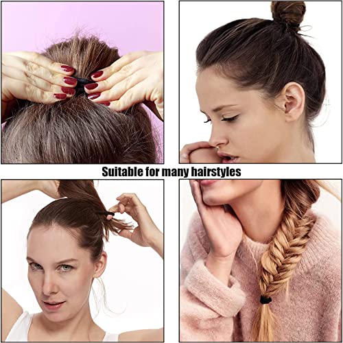 ILamourCar Hair Bands, 4mm Elastic Hair Ties Ponytail Holders, Hair Bobbles for Women, Hair Bobble Elastic Hair Bands, Perfect for Women and Girl