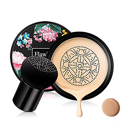 BB Mushroom Head Air Cushion CC Cream Foundation Cover Concealer Makeup Moisturizing Brightening Pigment Liquid Foundation, Even Skin Tone Makeup
