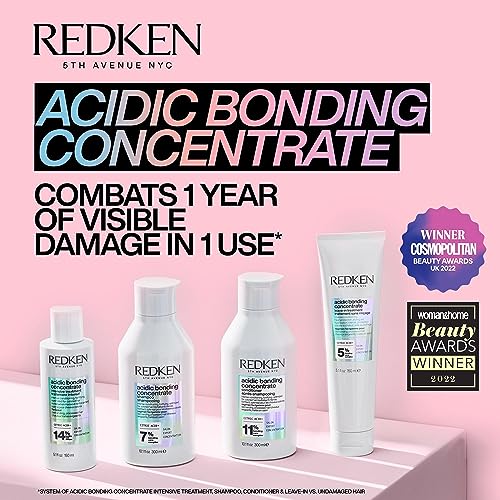 REDKEN Acidic Bonding Concentrate Conditioner, Strengthens Bonds, Intensely Conditions & Protects, For Dry, Damaged & Coloured Hair, 300ml