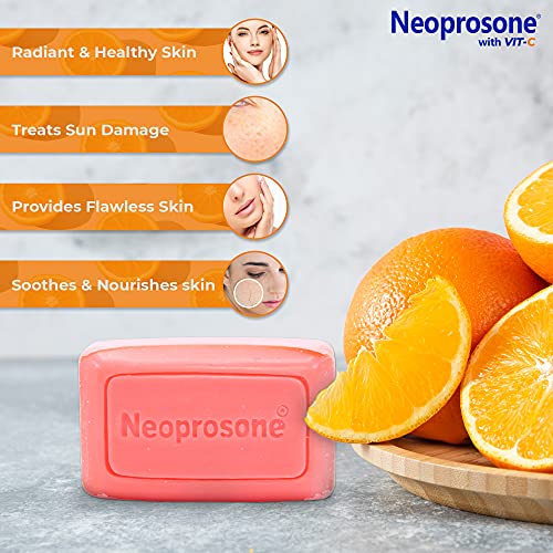Neoprosone, Skin Brightening Soap | 2.82 oz / 80 g | Hyperpigmentation Soap, Cleansing Bar, Fade Dark Spots on: Knees, Elbows, Face, Private Area