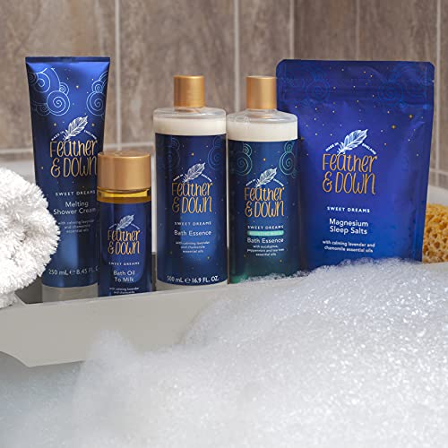 Feather & Down Sweet Dream Sleep Essentials Gift Set (50ml Pillow Spray, 50ml Melting Shower Cream, 16g All-Purpose Sleep Balm & 50ml Sleep Butte