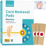Corn Plasters, 24 Count MYMULIKE Corn Removal Pads Relief Corn Pain, Corn Cushions for Feet, Hand, Toe for Feet Care and Wart Remover Corn Pads F