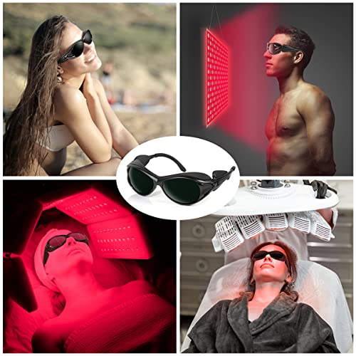 Dubofu Red Light Therapy Glasses, Tanning Glasses for Eye Protection