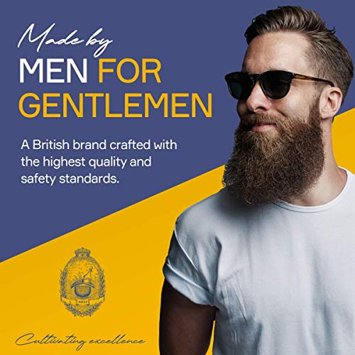 Seven Potions Boar Bristle Beard Brush For Men — Made of Pear Wood with 100% First-Cut Boar Hair — Firm Bristles To Tame and Soften Your Facial H