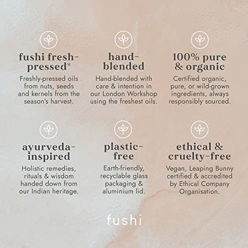Fushi Organic Rosehip Seed Oil 100 ml | min Vitamin E 18.3 mcg/g | Fresh-Pressed | Best for Scars, Fine Lines & Stretch Marks | Ethical & Vegan S