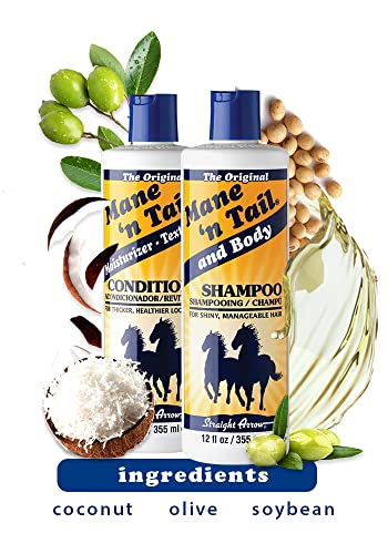 Mane 'n Tail Original Formula Shampoo & Conditioner Kit - Repair Damaged Hair, improve scalp health and keep hair tangle free [FOR ALL HAIR TYPES
