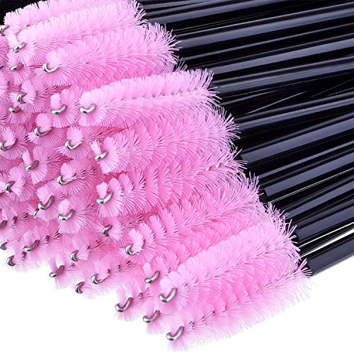 Disposable Eyelash Brushes Mascara Wands Eye Lash Eyebrow Applicator Cosmetic Makeup Brush Tool Kits (200PC, Multicolor)