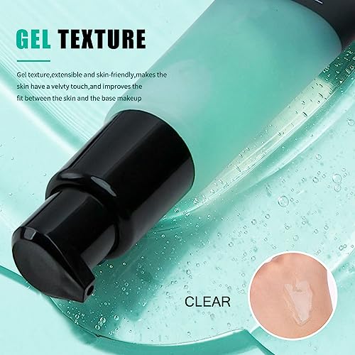 Power Grip Primer - Hydrating Face Primer - Green Gel Based Makeup Primer with Hyaluronic Acid - Pore Minimizer Smoothing Long Lasting Make Up -