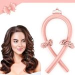Heatless Hair Curlers For Long Hair - Lazy Curler Set Having No Heat Silk Curls Headband, Scrunchies and Hair Clip - Curling Rod Hair Roller Ribb
