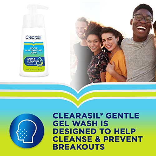 Clearasil Daily Clear Skin Perfecting Gel Wash Sensitive (Pack of 3 x 150 ml)