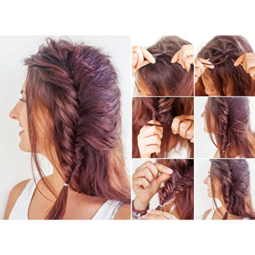 Sularpek Hair Bands, 1000Pcs Clear Elastic Hair Bands, Mini Hair Rubber Bands, Clear Small Hair Bands, Soft Hair Elastics Ties Bands for Kids Hai