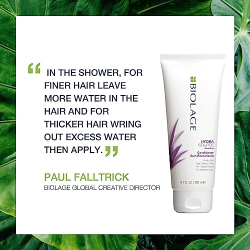 Biolage | Hydrasource | Nourishing Conditioner To Add Moisture And Shine To Dry Hair 200ml