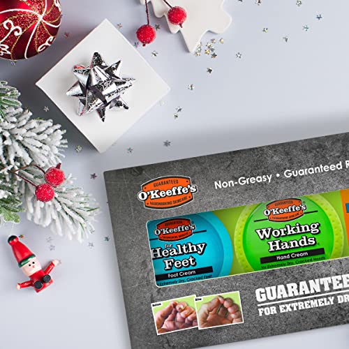 O’Keeffe’s Skincare Gift Pack - Working Hands 96g, Healthy Feet 91g and Lip Repair 4.2g