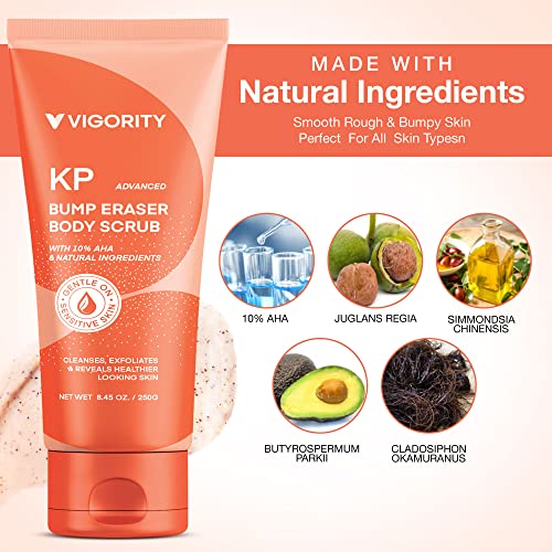 KP Bump Eraser Body Scrub, Body Exfoliating Scrub, Strawberry Legs Treatment, Exfoliating Body Wash, Strawberry Skin Treatment, Scrubs for Women