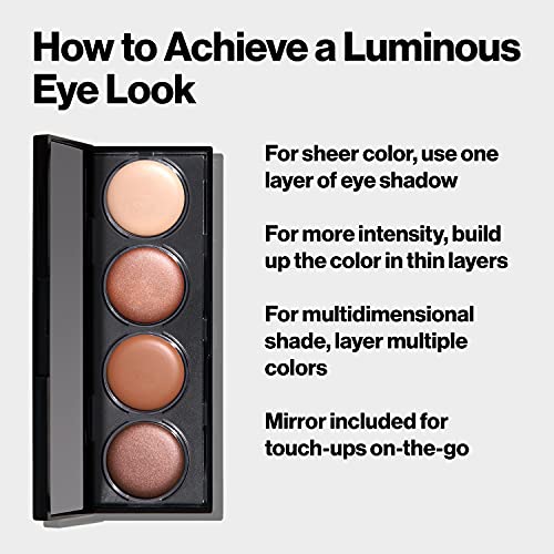 Revlon Illuminance Creme Shadow, 4 Shades, Not Just Nudes - 1 set