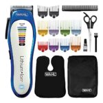 Wahl Colour Pro Cordless Clipper, Lithium Head Shaver, Cordless Hair Clipper, Men's Hair Clippers with Colour Coded Length Guides, Family Hair Cu