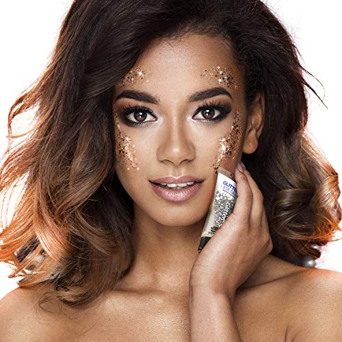 Glitter Fix Gel by LoveShy Cosmetics - (50ml) Vegan Face and Body Adhesive Primer glue for glitter, eye shadow, pigment, eye dust application