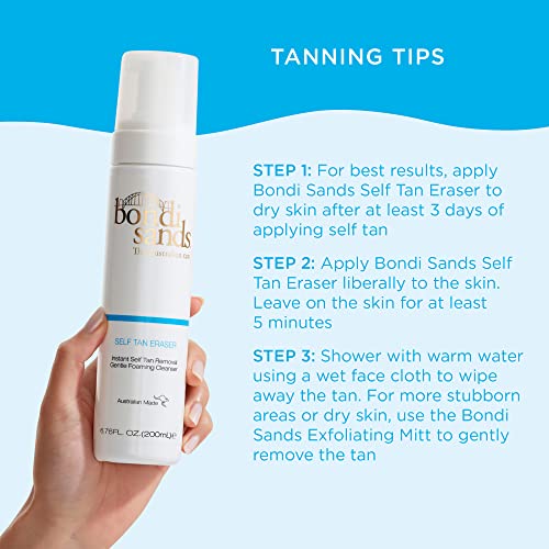 Bondi Sands Self Tan Eraser | Lightweight, Gentle Cleansing Foam Moisturises Skin and Quickly Removes Self Tan without Harmful Ingredients or Exf