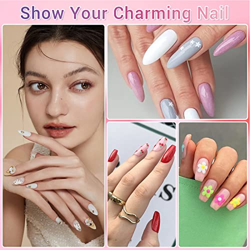 cooserry Acrylic Nail Kit with Drill & U V Lamp - 2 in 1 Nail Kits Full Sets Professional Acrylic Powder with Everything for Beginners - 24 Color