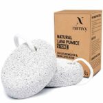 NIMXY Pumice Stone for Feet and Hands 2 Pcs – Feet Hard Skin Remover – Foot Scrubber for Dead Skin Removal – Natural Foot File and Callus Remover
