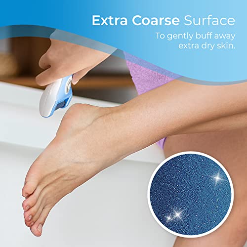 Compatible with Scholl Express Pedi - Refill Extra Coarse Replacement Rollers (Pack of 4)