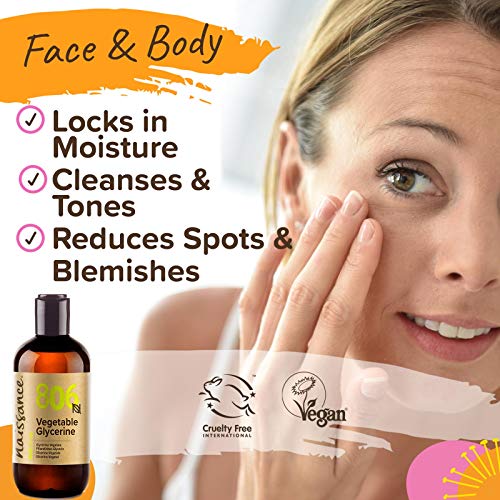 Naissance Vegetable Glycerine (Glycerol) Liquid (no. 806) 250ml - 100% Pure & Natural, Premium EP/BP/USP Pharmaceutical & Food Grade, Vegan, No G