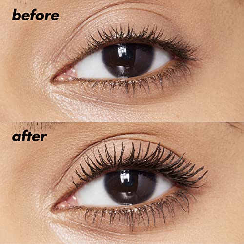 e.l.f. Big Mood Mega Volume & Lifting Mascara, Bold Volume & Instant Lift, Creates Long-Lasting Voluminous Lashes, Deep Brown, 1.1 Oz (10mL)