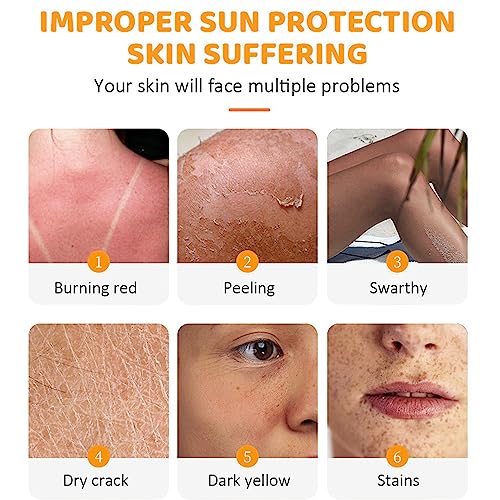 Face Sunscreen,Face Sun Lotion Cream with SPF90,Beauty Skin Care,Anti Sun UVA/UVB Radiation Protection Lotion For Face And Body,SUN Protect for O