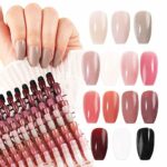 336 pcs Short Press On Nails False Nails Solid Glossy Full Cover Fake Nails Nail Art Decoration Nail Tips DIY for Women Girls Nail Art Decoration