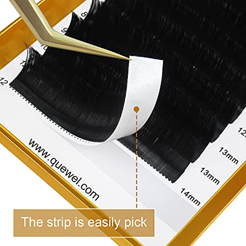 Easy Fan Lashes 0.07D Curl Mix 8-15mm QUEWEL Easy Fan Russian Lashes 2D-20D Volume Lash Extensions Self Fanning Eyelash Extensions Easy Fan Volum