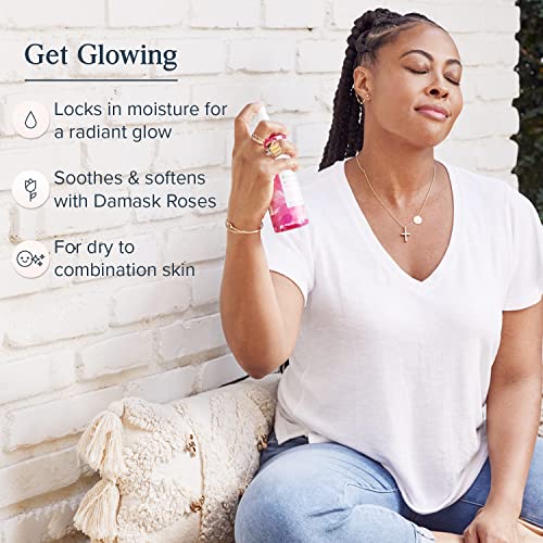 Heritage Store Rosewater with Glycerin | Alcohol Free, 100% Pure Vegan | Benefits Skin, Hair & More | Facial Toner & Moisturizer | Mist Spray | 8