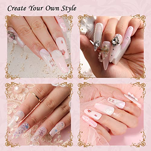 Aokitec 14Pcs Dip Powder Nail Kit Starter 8Colors Collection, Acrylic Dipping Powder Liquid Set with Base Top Coat Activator Brush Saver for Fren