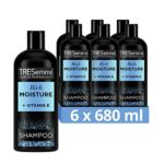 TRESemmé Rich Moisture Shampoo multipack of 6 luxurious moisture for all-day hydration for dry, damaged hair 680 ml