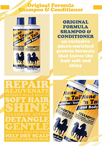 Mane 'n Tail Original Formula Shampoo & Conditioner Kit - Repair Damaged Hair, improve scalp health and keep hair tangle free [FOR ALL HAIR TYPES