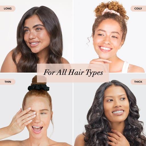 Kitsch Satin Scrunchies - Softer than Silk Scrunchies for Women | Cute Hair Ties & Hair Scrunchies for Hair | Stylish Scrunchie for Teens | Scrun