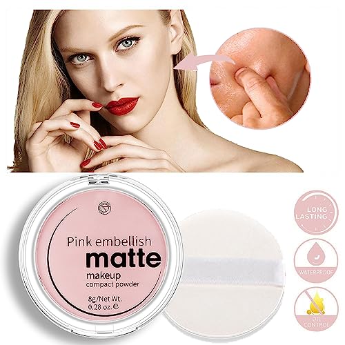 Matte Face Powder - Loose Setting Powder - Translucent Face Powder - Oil Control Finishinig Makeup Powder - Lightweight Fixing Longlasting Beauty