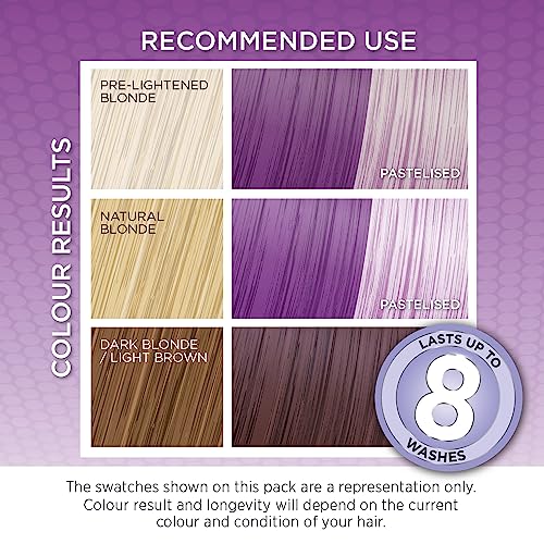 Colour-Freedom Gloss Pro 150ml Mystic Purple Semi-Permanent Hair Colour - Ultra-Vibrant Vegan Colour Mask with PurePlex | Ammonia Free Colour Las