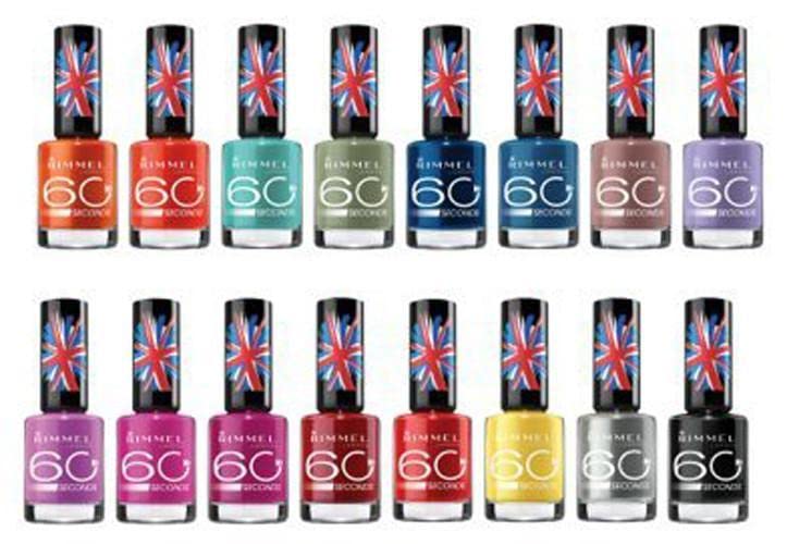 Beautynstyle Rimmel London 60 Second Rita Ora Super Shine Nail Polish Assorted Set Of 15