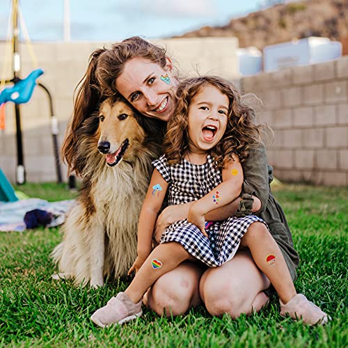 Metker 90 sheets (1000 patterns) kids waterproof Temporary Tattoos, children's temporary tattoo toys,suitable for birthday parties,group activiti