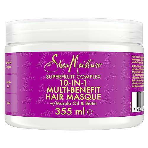 SheaMoisture Superfruit Complex 10-in-1 Multi-Benefit Hair Treatment Mask silicone and sulphate free hair mask for all hair types 355 ml