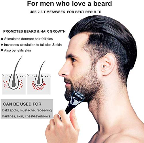 Beard Growth Roller/Derma Roller for Men/Microneedle Roller /540 0.5MM Titanium Needles (0.5mm)