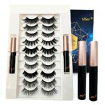 [10 Pairs] Updated 3D 6D Magnetic Eyelashes with Eyeliner Kit, [Most Natural Look, Strongest Hold, Best Eyelash Magnet] Magnetic Lashes and Magne