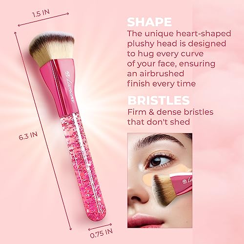 Blending Liquid Makeup Foundation Brush - Face Brush, Highlighter Brush, Contour Kabuki Brush - Perfect For Mineral Cream, Powder, Bronzer, Blush