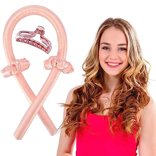 Heatless Curlers Headband No Heat Hair Curler for Sleeping Heatless Curls Roller Overnight Heatless Hair Curlers Set Soft Curling Rod Headband He