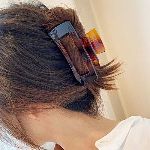 FANTESI 6 Pcs Big Claw Clips, Large Non slip Hair Clip Matte Jaw Clips for Women and Girls