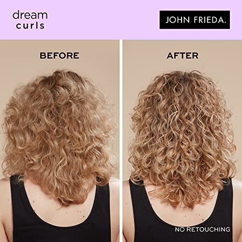 John Frieda Frizz Ease Dream Curls Air Dry Waves Styling Foam 150ml, Wave and Curl Enhancer, Lightweight Anti-Frizz Styling Foam