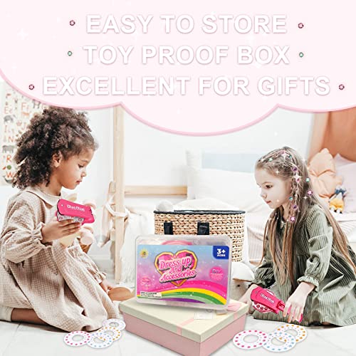 Audasi 300 Rhinestones Shining Hair Diamonds Bit for Hair Bedazzler Kit with 300 Bling Bling Hair Gems Hair Styling Tool Hair Gem Stamper Beauty