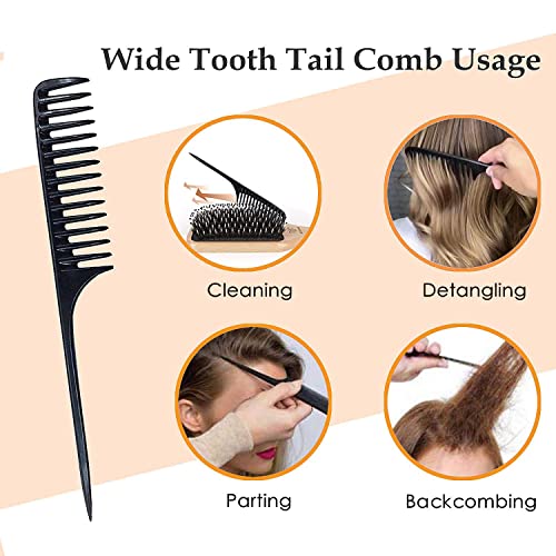 Hair Brush, Sosoon Boar Bristle Paddle Hairbrush for Long Thick Curly Wavy Dry or Damaged Hair, Reducing Hair Breakage and Frizzy No More Tangle,