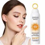 Face Sunscreen Spray, Transparent Spray SPF 50, Ultra Light Sunblock Mist For Face And Body, Block UVB and UVA, Daily Sun Protection For Sensitiv